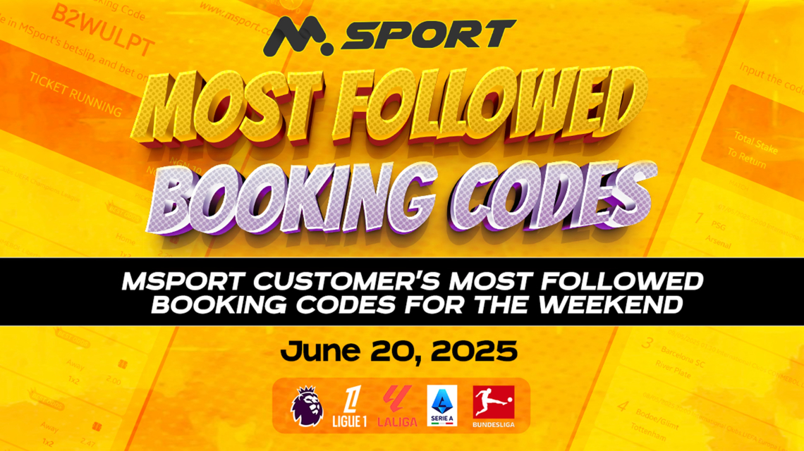 Mbappe-Less Madrid & Inter Search First Win, Can Sundowns & Wydad Get Points vs Dortmund & Juve, Can Bayern Put 10 Past Boca? – Top Games in MSport’s Most Followed Booking Codes for This Weekend